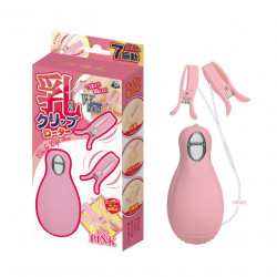 A-ONE 粉紅色乳夾震動器 A-ONE 粉紅色乳夾震動器