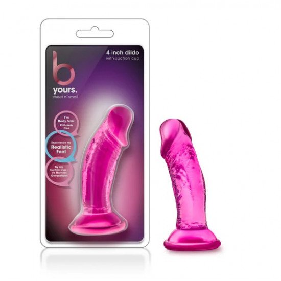 Blush B Yours Sweet N' Small 4 Inch Dildo (Pink)