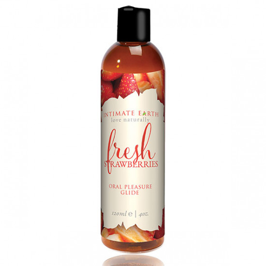 Intimate Earth Natural flavors glide (Fresh strawberries) 120ml