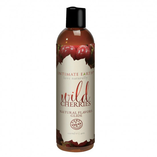 Intimate Earth Natural flavors glide (Wild Cherries) 120ml