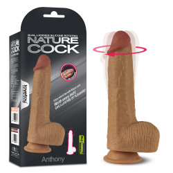 Lovetoy Anthony 雙層矽膠旋轉陽具 Lovetoy Anthony 雙層矽膠旋轉陽具
