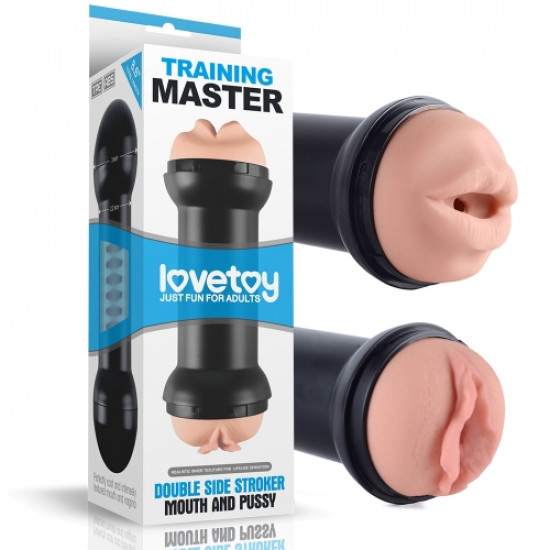 Lovetoy Training Master Double Side Stroker (Mouth and Pussy)
