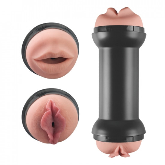 Lovetoy Training Master Double Side Stroker (Mouth and Pussy)