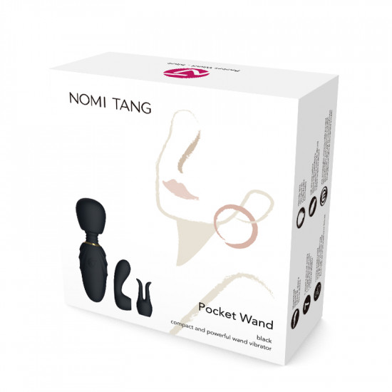 Nomi Tang Pocket Wand wand vibrator Black
