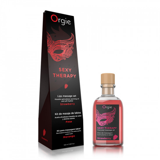 Orgie Sexy Therapy Kissable Massage Oil (Strawberry) 100ml