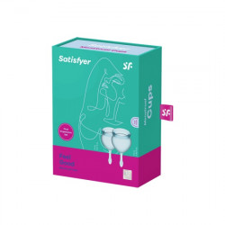 Satisfyer Feel Confident 月經杯套裝(淺藍色) Satisfyer Feel Confident 月經杯套裝(淺藍色)