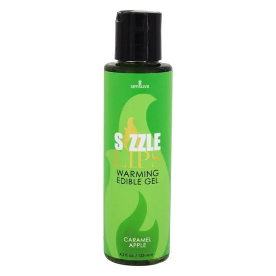 Sensuva Sizzle Lips Warming Edible Gel (Caramel apple) 125ml
