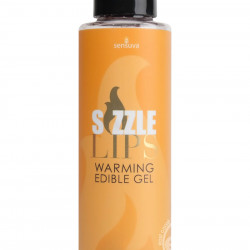 Sensuva Sizzle Lips Warming Edible Gel (Hot Butter Rum) 125ml