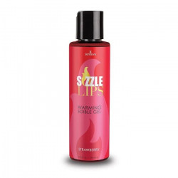 Sensuva Sizzle Lips Warming Edible Gel (Strawberry) 125ml