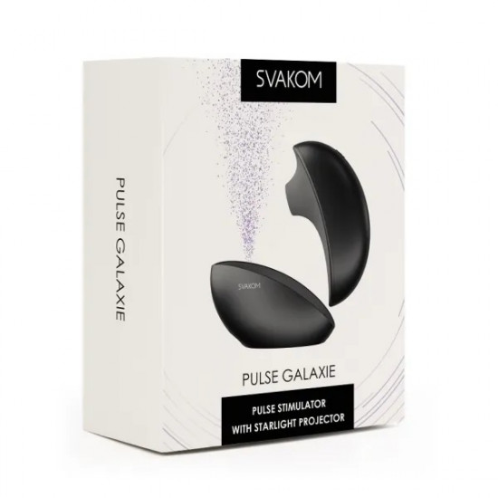 Svakom Pulse Galaxie Suction Vibrator (Black)