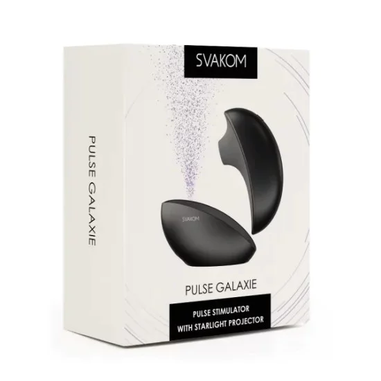 Svakom Pulse Galaxie Suction Vibrator (Black)