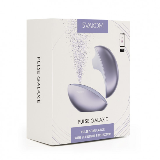 Svakom Pusle Galaxie Suction Vibrator (Lilac)