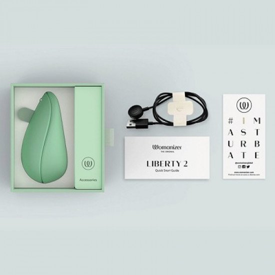 Womanizer Liberty 2 空氣脈衝刺激器 (鼠尾草綠)
