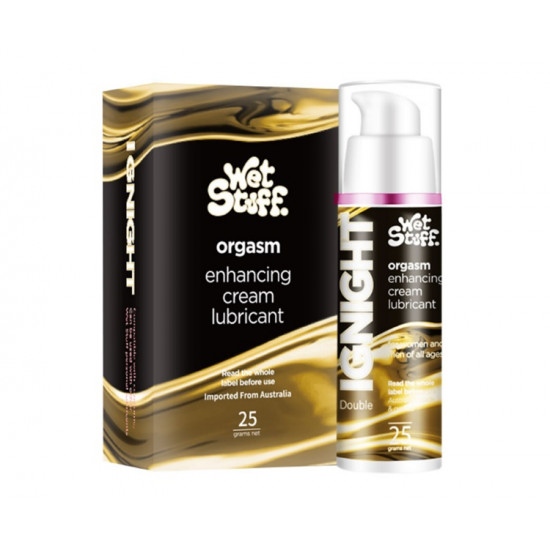 Wet Stuff IGNight orgasm enhancing cream lubricant (double strength) 25g