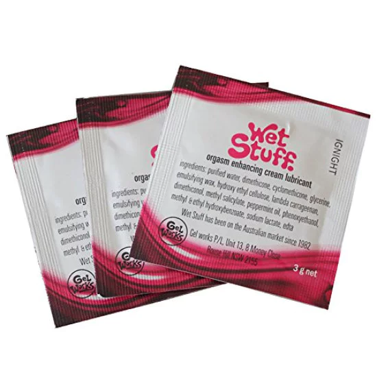 Wet Stuff IGNight 性高潮增強潤滑劑 3g Wet Stuff IGNight 性高潮增強潤滑劑 3g