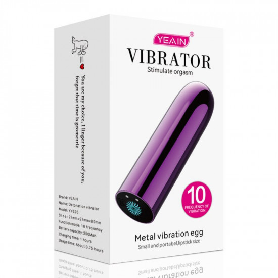 Yeain Vibrator 10 Frequency Metal Vibration Egg
