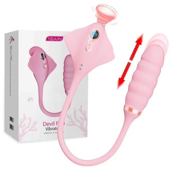 Yeain Vibrator Devil Fish Vibrators Stretch and Sucking