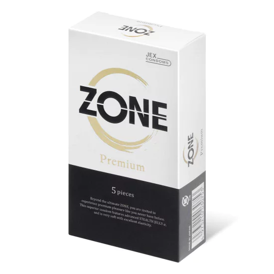 ZONE Premium 果凍乳膠安全套 (5片裝)
